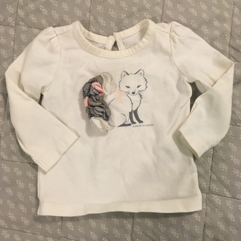 Janie and Jack Fox Tee